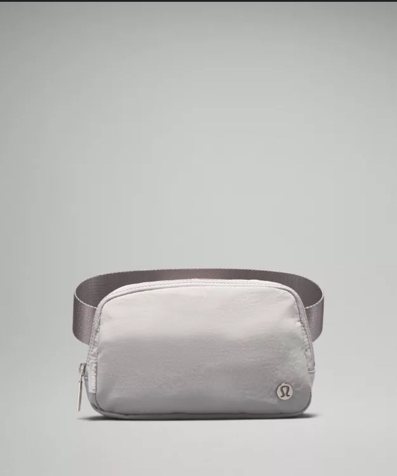 Light grey lululemon bag