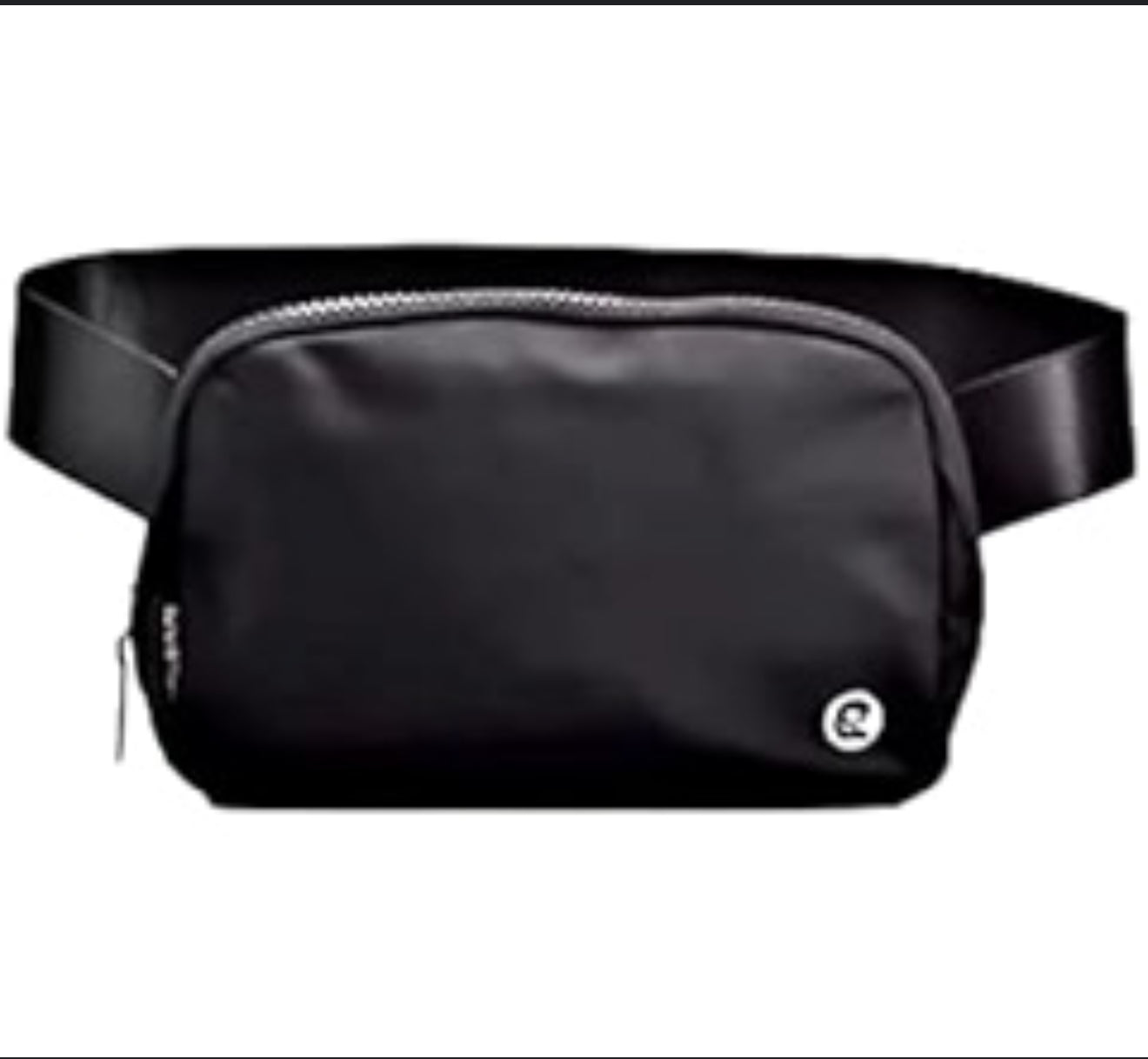 Black lululemon bag with straps