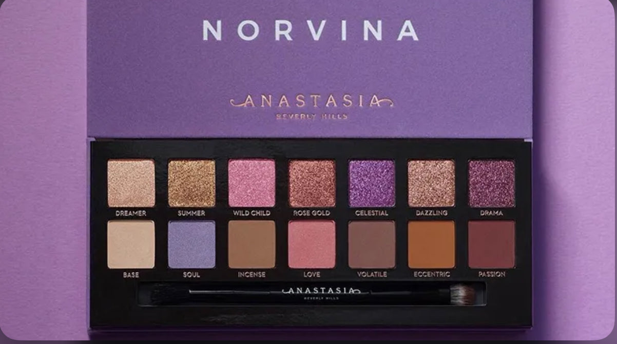 Norvina anastasia eyeshadow pallete